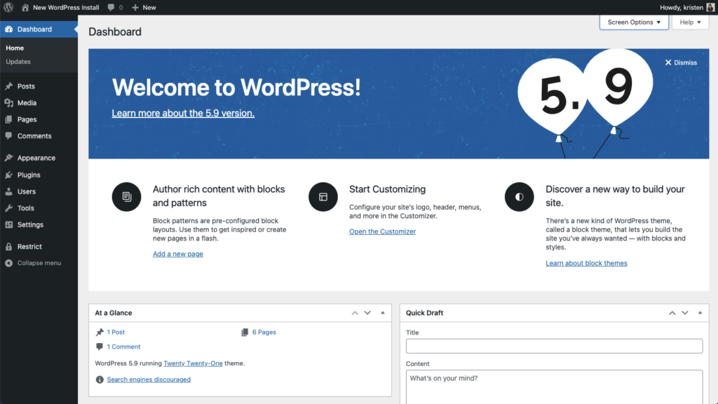 WordPress 2022