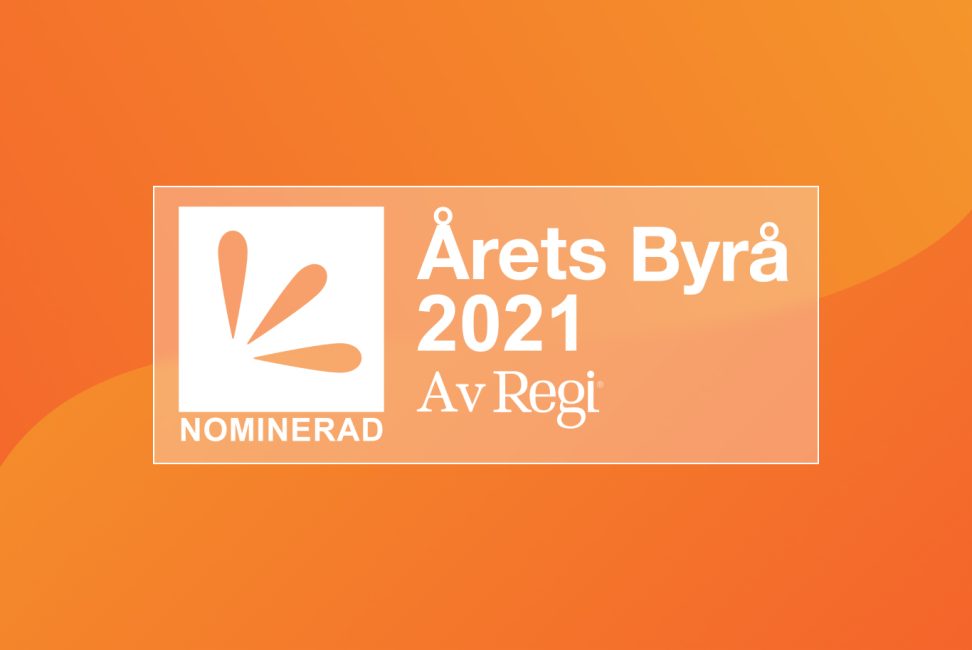 Bild som visar upp emblem för årets byrå nominerade 2021