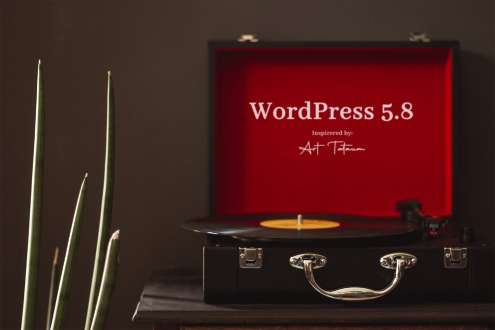 WordPress 5.8 In memory of Art Tatum