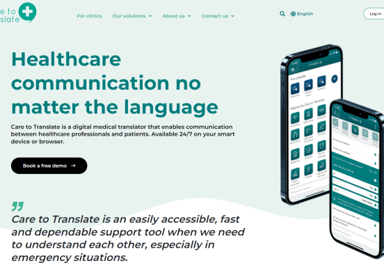 WordPress hemsida åt Care To Translate