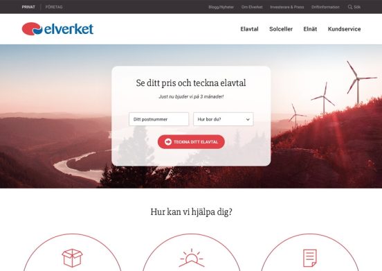 Elverkets nya hemsida