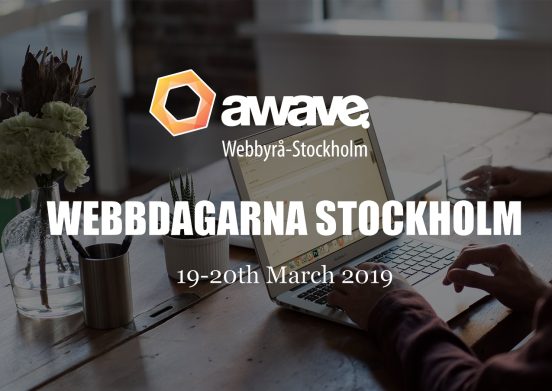 Awave på webbdagarna