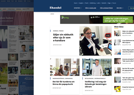 E-handel.se hemsida