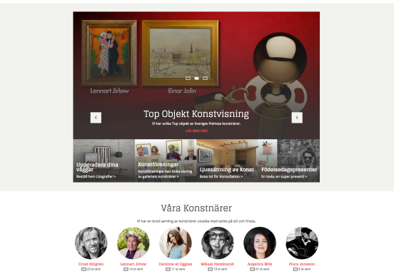 Galleristockholms hemsida