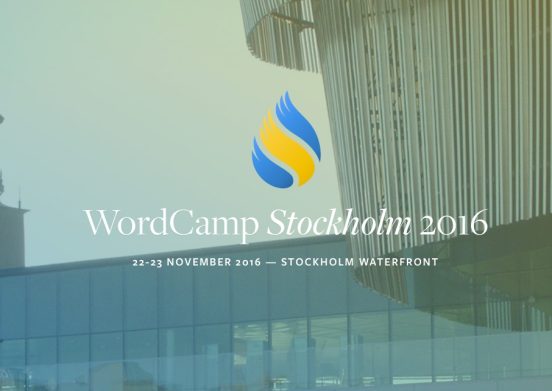 Wordcamp stockholm 2016